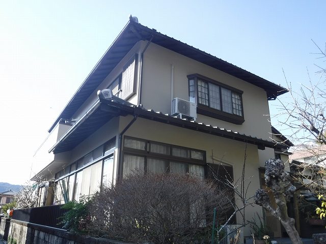 和風のお家もモダンな色で塗り替え 静岡市の外壁塗装なら愛情ペイント